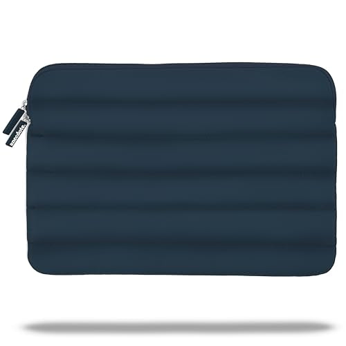 ANECDOTE Laptop Case 15-16 Inch – A Perfect Laptop Sleeve - Compatible with MacBook Air/Pro 15 inch M3 M2 M1 Chip Pro Max 2023-2021 – Fits Well, Made of 100% Nylon with Aesthetic Design (Navy) - color: Navy, size: 15-16 inches