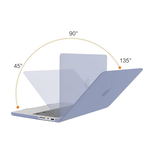 MOSISO Compatible with MacBook Pro 14 inch Case M5 2026 M4 2025 M3 M2 M1 2024-2021 A3427 A3426 A3434 A3112 A3185 A3401 A2918 A2992 A2779 A2442,Hard Case&Keyboard Skin&ScreenFilm&Pouch, Lavender Gray - color: Lavender Gray