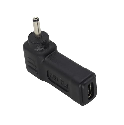Laptop Charging Adapter PD Type C Female to DC3.0x1.1mm Male Power Adapter Converter for HP Pro-Book Chrome-Book C-3011