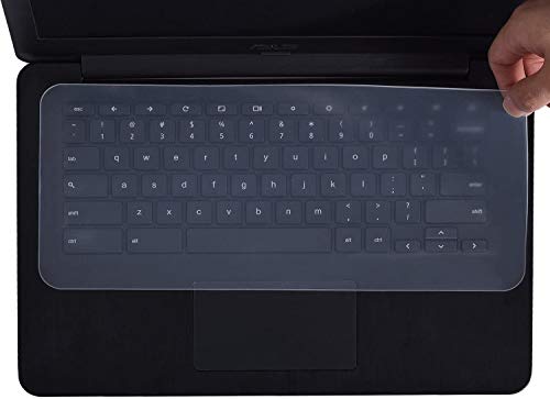Universal Silicone Keyboard Protector Skin for Laptops Notebooks Netbooks 10.1 11.6 12.1 13.3 14 Inch (12.2 inch x 5.11 inch) (310mm x 130mm)