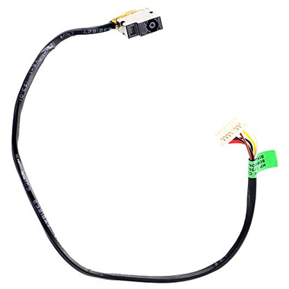 Deal4GO DC Power Jack Cable Charging Port for HP 17-S 17-G 17-Q 17-BS 17-AR 15-CS 15-SD 15-CC 15-CD 15-CW 799750-F23 799750-S23 799750-T23 799750-Y23,Black