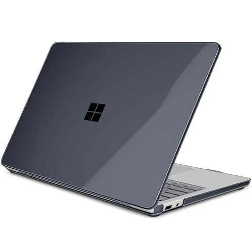 Batianda Case for Microsoft Surface Laptop 13 inch 2025-2026, Crystal Black | Fits Model 2095, Lightweight Slim Hard Shell with Scratch-Resistant Protection, Easy Installation, Precision Fit - color: Black
