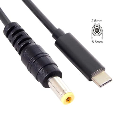 Type C USB-C Input to DC 5.5 * 2.5mm Power PD Charge Cable for Laptop Notebook - style: 65W DC5.5X2.5MM