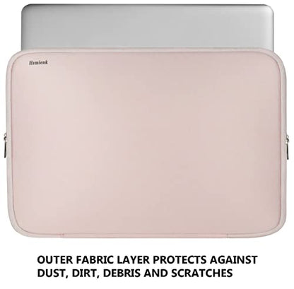 Laptop Sleeve Case 15.6 Inch, Durable Shockproof Protective Cover Flip Case Briefcase Carrying Bag Compatible with 15.6" HP, ASUS, Lenovo, Acer, Notebook, Computer, Ultrabook, Chromebook, Pink - color: Pink, size: 15.6 Inch