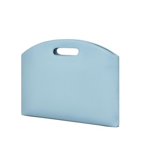 Official Document Computer Bag Stylishly Sleek with Multiple Compartments and Easy to Carry Design - color: Phthalocyanine Blue/Pu