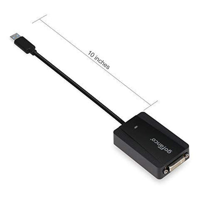gofanco USB 3.0 to DVI Adapter for Multiple Monitors (USB3DVI) | Windows & macOS, Includes DVI-to-VGA Adapter - style: USB 3.0 to DVI / VGA