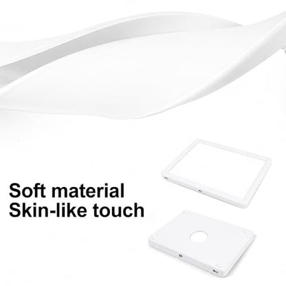 Silicone Cover for Magic Trackpad 2 & USB-C, Anti-Slip Washable Protective Case, Thin Skin Protector for Apple Magic Trackpad - color: White