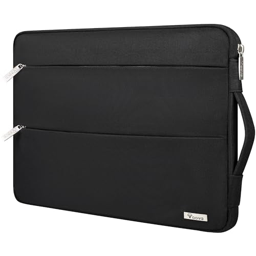 Voova 15-14 Inch Laptop Sleeve, Laptop Case, MacBook Case, Black | Slim splash-proof 14-inch laptop sleeve compatible with MacBook Pro M1-M5 Max, HP, Lenovo, Acer and Asus for daily use - color: Black, size: 14-15 Inch