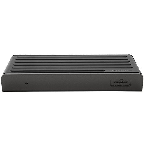 Targus USB-C Universal Dual Video 4K Laptop Docking Station with Charging Power, Audio, & 4 USB Ports for PC, Mac, & Android (DOCK180USZ)
