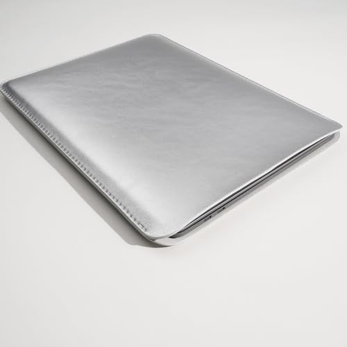 Laptop Sleeve 13 Inch Compatible with 2024 MacBook Air 13 A3113 M3 A2686 M2, New MacBook Pro 13 M2 M1 Color Silver - color: Silver, size: 13 Inch