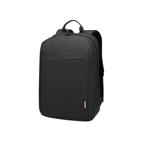 Lenovo 16” ECO Laptop Backpack - B210 - Travel Pack for Laptop or Tablet, Durable, Water-Repellent, Made from Recycled Material, Lightweight, Sleek Design for Travel, Business, Casual Backpack - Black - size: 16 inch