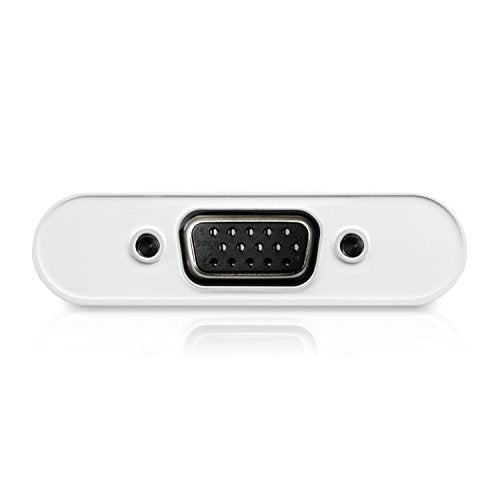 j5create USB-A to VGA Aluminum Display Adapter 1080p HD Resolution | Up to 2048 x 1152| USB 3.1/3.0/2.0 Port | Compatible with Windows and Mac (JUA311)