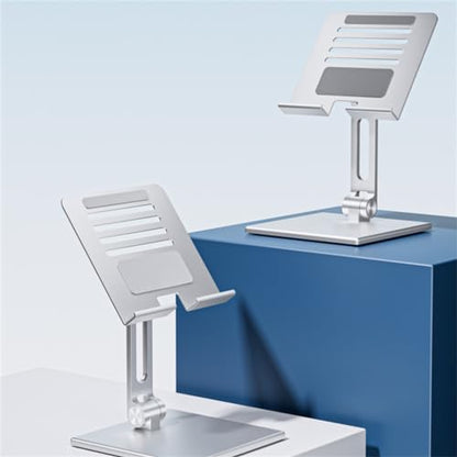 Carbon Steel Tablet Computer Stand Foldable Adjustable Support Stand Desk Storage Rack(D) - color: D