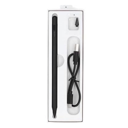 SUNGOOYUE Tilt Pressure Stilo Pen Sensitivity with Palm Rejection and Fast Load - 1.5mm Interchangeable Tie for Sketching, Coloring (Black) - color: Black