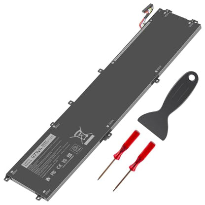 ASUNCELL 6GTPY 97WH Battery for Dell XPS 15 9550 9560 9570 7590 Precision 5510 5520 5530 5540 Vostro 7500 7590,Replacement 4GVGH GPM03 M2X4 5XJ28 05XJ28 5D91C 1P6KD P56F P56F001 P56F002 11.4V - size: 6GTPY 14.96 * 4.80 * 0.73 in