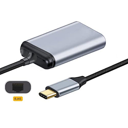 USB-C Type-C USB3.1 to 1000Mbps Gigabit Ethernet Network LAN Cable Adapter for Laptop - style: USB-C to LAN 1000Mbps Gigabit