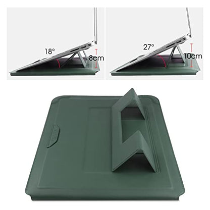 HoYiXi 15 16 Inch Laptop Sleeve Case Leather Bag for MacBook Pro 16 2021 & 2019/Huawei MateBook D15/HP 15.6" PC/MacBook Pro 15/XiaoXin Air 15.6'', Green - color: Green, size: 15-16 in