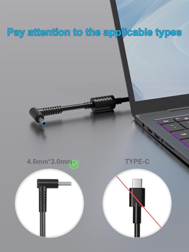 120W AC Charger Compatible with HP USB-C Dock G5 5TW10UT 5TW10AA,Essential Dock G5, Universal Dock G2 5TW13AA, Elite USB-C G4 TB3 Docking Station Pavilion 15 17 Envy 15 17 Laptop