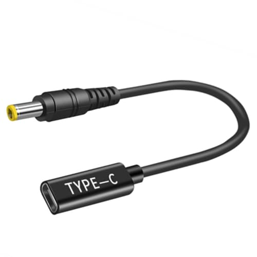 5.5 x 2.5 mm USB C to DC Adapter, 100W DC Adapter 5.5 x2.5mm Made for Ultrabooks, Asus Zenbook, Security Cameras, Router, Retro Gaming Consoles, Car Refrigerator - style: 5.5x2.5mm