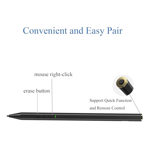 Active Pen 2.0 (C582S) WithBluetooth Compatible with ASUS Pen 2.0 SA203H | Compatible with ASUS Vivobook S14 Flip Pen Vivobook 13 Slate Pen Zenbook Pro 14 Duo Pen,4096 Pressure,Active Pen MPP 2.0 - color: Vivobook/Zenbook