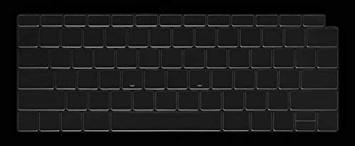Se7enline for MacBook Air 13 Inch Keyboard Cover M1 2018-2024 A2337/A2179 | Silicone Waterproof Dustproof Durable Washable Laptop Accessories US Layout 2023 2022 2021 2020 2019 2018,Clear - color: Transparent/ Clear(TPU)