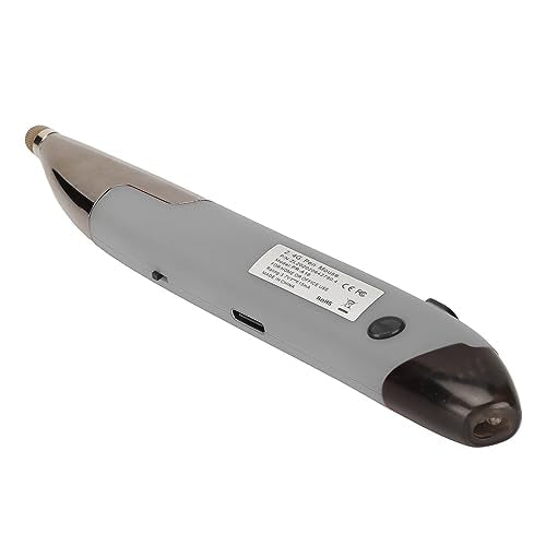 Yinhing Pen Rechargeable Portable Optical Mode for PC Laptop Luminous Silent Handheld Small Design (Silver Gray) - color: Silver Gray