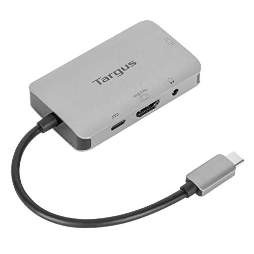 Targus+USB+C+SV+Adapt+100W+PD+Silver - style: USB-C Single Video Adapter with 100W