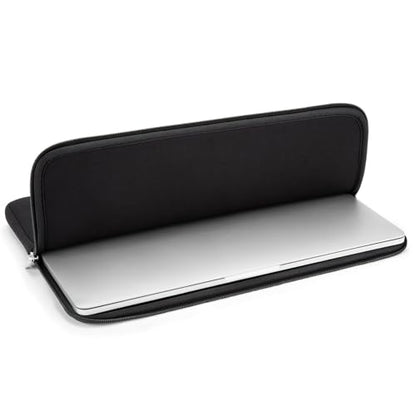 RAINYEAR 13 Inch Laptop Sleeve Case Padded Carrying Bag, Black | Slim Protective Soft Zipper Computer Cover for 13.3 inch MacBook Air/Pro M1 M2 M3 M4 M5 A3449 A3240 A3113 A2681 A2338 - color: Black, size: 13"