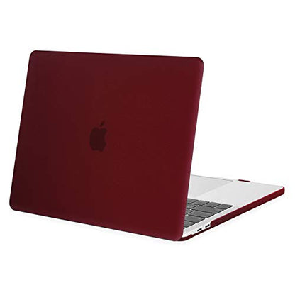 MOSISO Compatible with MacBook Pro 13 inch Case M2 M1, Marsala Red | Plastic Hard Shell Case Cover 2026-2016A2338 A2251 A2289 A2159 A1989 A1708 A1706 with/without Touch Bar - color: Marsala Red