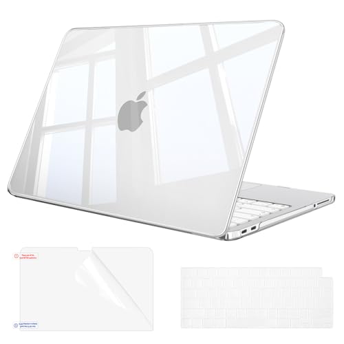 Fintie Case for MacBook Neo 13 Inch with Keyboard Skin & Screen Protector | 2026 A3404, Snap-On Design, Slim Fit, Hard Shell Cover, Crystal Clear - color: Crystal Clear