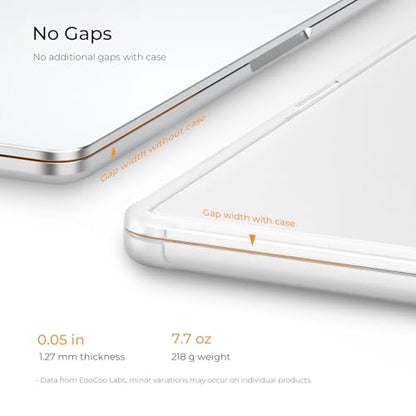 EooCoo Case for MacBook Air 13 inch, M5 M4 M3 M2 2026-2022 A3449 A3240 A3113 A2681, Reinforced Anti-Cracking, True-to-Device Matte Texture, Hard Shell Laptop Cover for MacBook Air 13.6 inch - color: Matte Clear