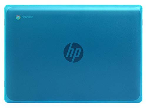 mCover Aqua Clip-On Case for 11.6-inch HP Chromebook 11 G8EE / 11MK G9EE Series Laptops - color: Aqua