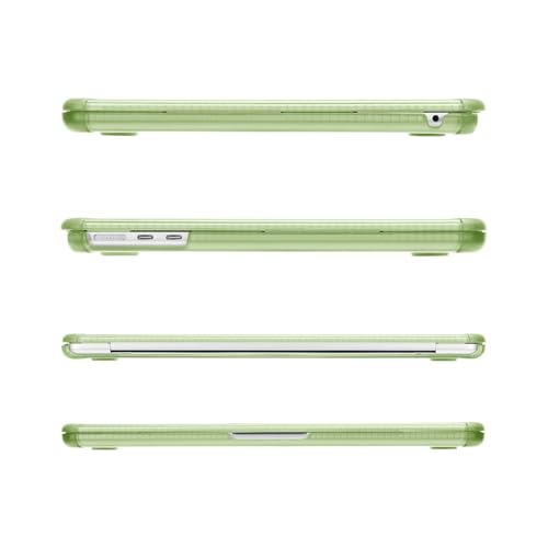 MOSISO Compatible with MacBook Air 15 inch Case M5 2026 M4 M3 M2 2025-2023 | A3448 A3241 A3114 A2941,Anti-Cracking,Heavy Duty Shock-Absorbing Hard Shell Case with TPU Bumper&Keyboard Cover, Sage Green - color: Sage Green