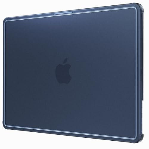 B BELK for MacBook Air 13 inch Case M5/M4/M3/M2 Official Midnight Clear | Scratch-Resistant & Reinforced Anti-Cracking Hard Shell for MacBook Air 13.6 inch Case 2026-2022 (A3449 A3240 A3113 A2681) - color: Frosted Midnight