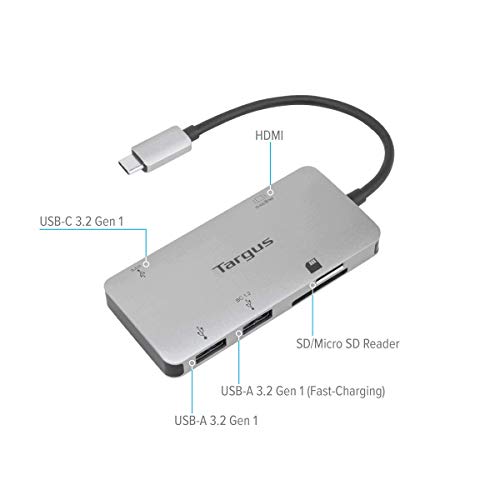 Targus USBC MP VideoAdptr Card Reader - style: USB-C Multi-Port Single Video Adapter