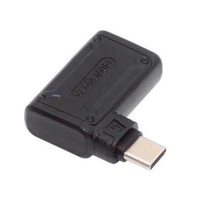 140W 100W DC Jack 4.5x3.0mm Input to USB-C Type-C Angled 90 Degree Power Plug Charge Adapter for Laptop Phone - style: 4.5x3.0mm 140W