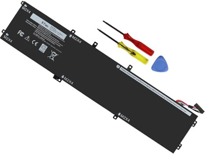 97Wh 6GTPY Battery for Dell XPS 15 9560 9570 9550 7590 Precision 5510 5520 | 5530 5540 Vostro 7500 7590 Series 4GVGH GPM03 1P6KD 5XJ28 M2X4 P56F P56F001 11.4V - size: 13*2.8*0.5inch 6GTPY