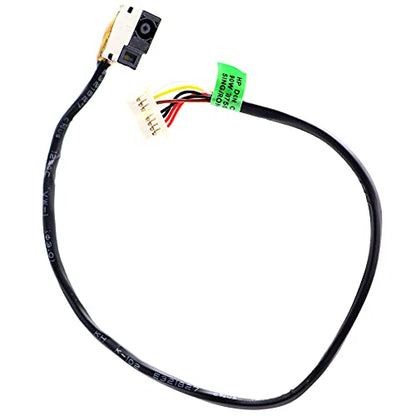 Deal4GO DC Power Jack Cable Charging Port for HP 17-S 17-G 17-Q 17-BS 17-AR 15-CS 15-SD 15-CC 15-CD 15-CW 799750-F23 799750-S23 799750-T23 799750-Y23,Black