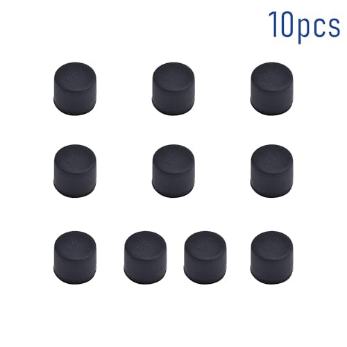 10 PCS RCA Port Anti-dust Plugs, Silicone Covers Caps Stoppers, Port Protector for Desktops Amplifiers DVD TV etc, ID; 0.31" - size: RCA/Black/10 PCS