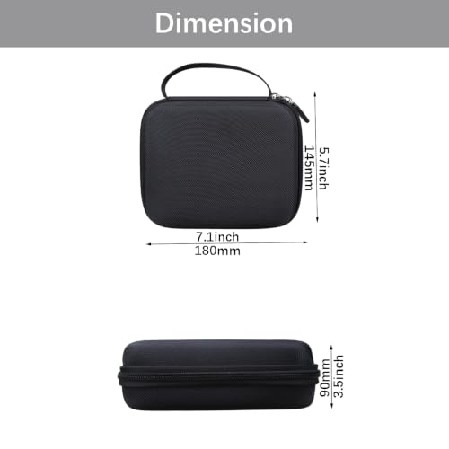 Legestori Hard EVA Carry Case for Bluetooth Number Pad | Compatible with Lekvey/iClever/Nulea/JOYEKY, Water-Resistance, Wireless Number Pad Protective Storage, Case Only