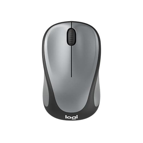 Logitech M317 Compact Ambidextrous 2.4 GHz Wireless Mouse - Colt Glossy | Ambidextrous with 2.4 GHz USB-A Nano Receiver, 1000 dpi optical tracking, 12-months battery life, PC, Mac, laptop compatible - color: Colt Glossy