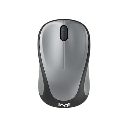 Logitech M317 Compact Ambidextrous 2.4 GHz Wireless Mouse - Colt Glossy | Ambidextrous with 2.4 GHz USB-A Nano Receiver, 1000 dpi optical tracking, 12-months battery life, PC, Mac, laptop compatible - color: Colt Glossy