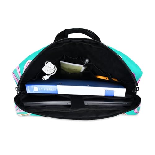 JIPONI Laptop Bag For Women Men, 15.6 16 IN Tote Work bags, Briefcase Messenger Computer Case 01 - color: Multi 9