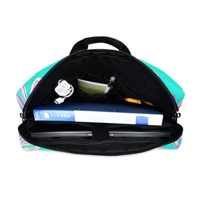 JIPONI Laptop Bag For Women Men, 15.6 16 IN Tote Work bags, Briefcase Messenger Computer Case 01 - color: Multi 9