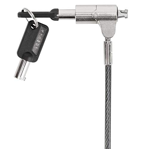 Targus DEFCON 3-in-1 Lock, Keyed Cable Retail Lock for Laptop Computer and Desktop Security Cable (ASP85GL) - size: 3-in-1 Lock, style: Keyed Cable