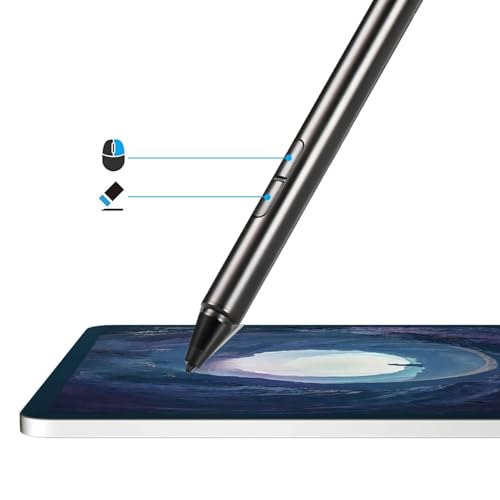Active Pen for Lenovo Thinkpad Yoga C930-13, 720, 730, 920, Flex 14/15, Flex 6, ThinkPad X1 Yoga Gen 3, X1 Extreme, X1 Tablet Gen 3, Miix 720, Miix 520/510-12, 4X80N95873 GX80N07825, Black - style: Active Pen