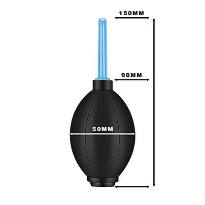 Rubber Air Blower Pump Dust Cleaner for Lens CCD Camera Black