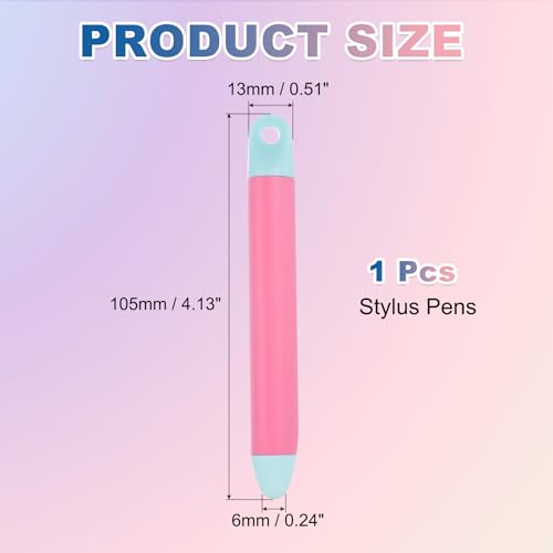 PATIKIL Stylus Pens for Touch Screen, High Sensitivity Universal Pen Capacitive Digital Pens Touchscreen Stylus for Phone Tablets Laptop Touch Screen Devices, Pink - color: Pink