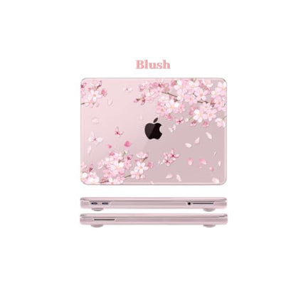 Cherry Blossom Pink Case for 2026 MacBook Neo 13 Inch A18 Pro A3404 | Flying Flowers & Butterflies Blush Hard Shell. 5-in-1 Set. Perfect for Students & Office. Fits A3404 Only. Not for Air/Pro 13 - color: Cherry Blossom