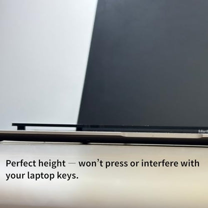 Keyboard Cover: Place Your Mechanical Keyboard on Top of Laptop - Ventilated, Durable Acrylic, Universal Fit for MacBook & All Laptops (Black) - color: Black